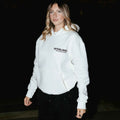 white interlinked hoodie